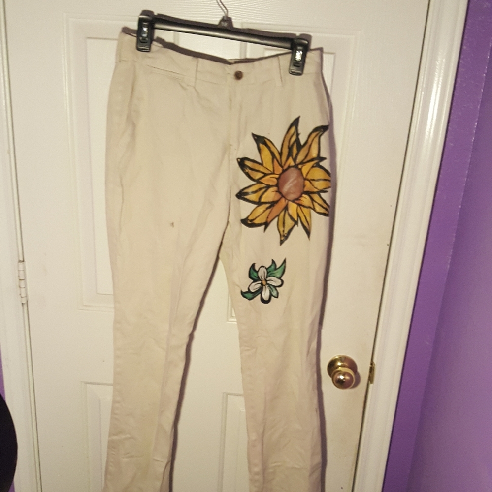 Nautica Flower Khakis